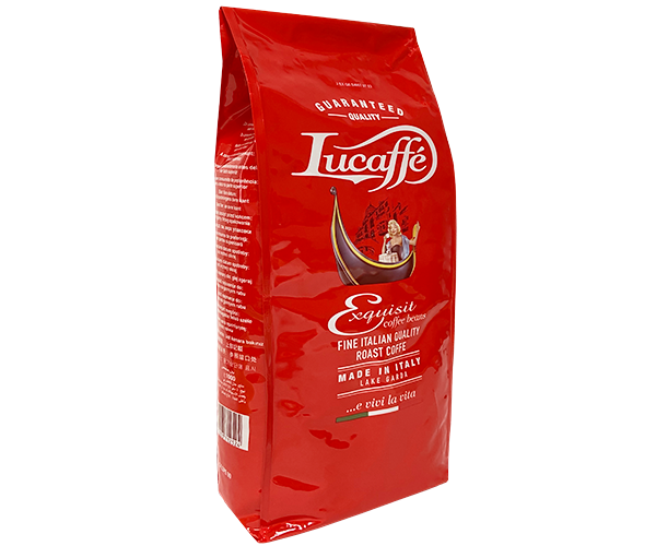 Кофе Lucaffe Exquisit в зернах 1 кг - Фото 1 Кофе Lucaffe Exquisit в зернах 1 кг - изображение 1