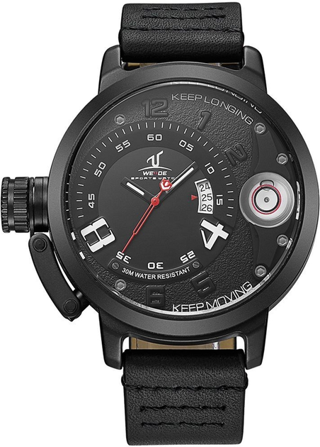 Мужские часы Weide All Black UV1606B-1C (UV1606B-1C) - изображение 1