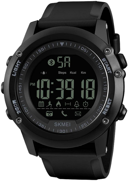 Мужские часы Skmei 1321 Black BOX (1321BOXBK) - изображение 1
