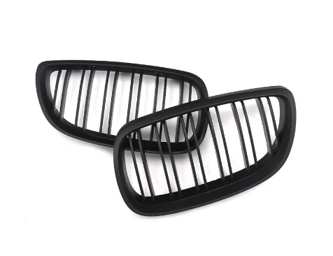 Решетка радиатора BMW E92 E93 2006-2010 M3 Двойные ребра черный мат - изображение 3
