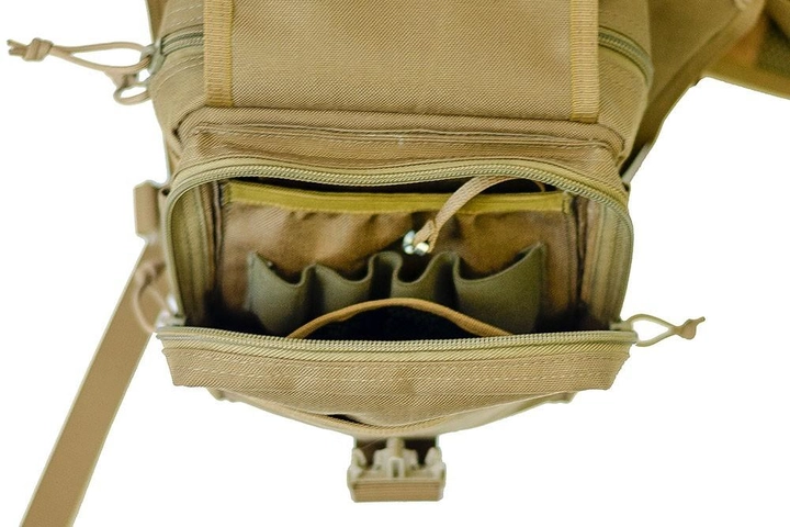 Плечевая/набедренная сумка A-LINE коричневый (А37) - изображение 5