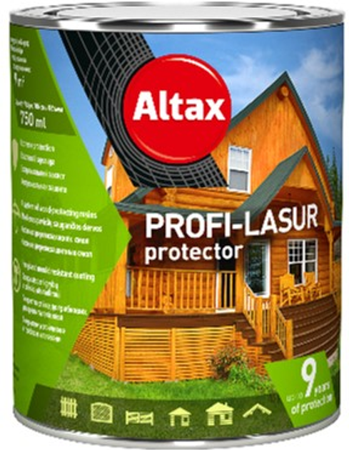 Лазур Altax Profi-Lasur Protector 2.5 л каштан (50210730) - зображення 1