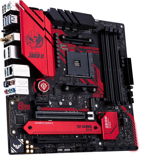 Материнская плата Asus TUF GAMING B550M-ZAKU Wi-Fi (sAM4, AMD B550, PCI ...