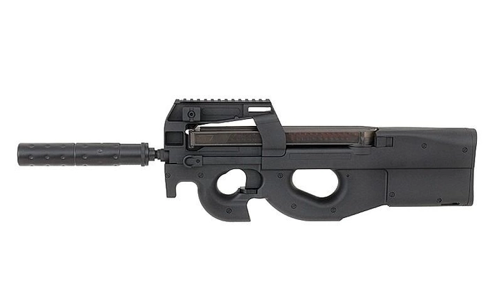 Пистолет пулемет CYMA P90 TR с глушителем CM.060B - изображение 1