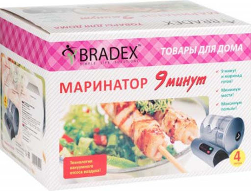 Маринатор 9 минут 9 Minute Marinator Supretto вакуумный экспресс маринатор для мяса шашлыка (bl000115) - изображение 8