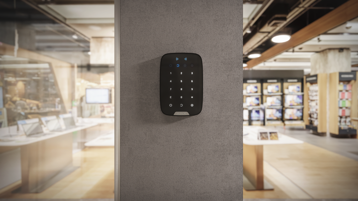 Беспроводная сенсорная клавиатура Ajax KeyPad Plus чёрная (000023069) - изображение 11