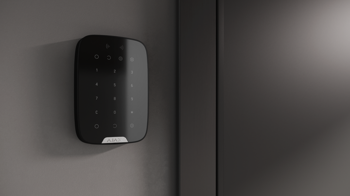 Беспроводная сенсорная клавиатура Ajax KeyPad Plus чёрная (000023069) - изображение 12