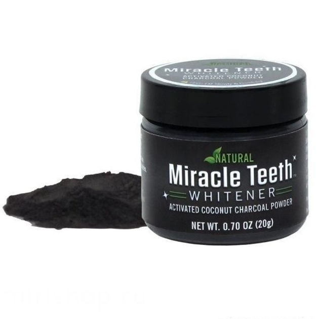 Відбілювач зубів Miracle Teeth Whitener чорна зубна паста (op759255868) - зображення 1