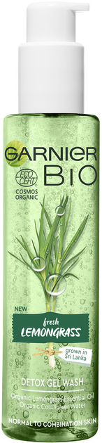 Детокс-гель для вмивання Garnier Bio для нормальної та комбінованої ...