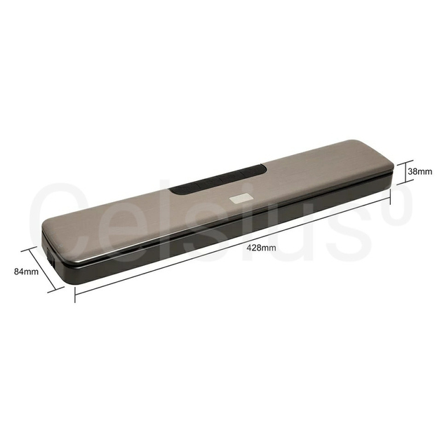 Вакууматор VACUUM SEALER ZK-03S + переходник для контейнеров + гофрированные пакеты 15 шт.(20х25см) - изображение 10