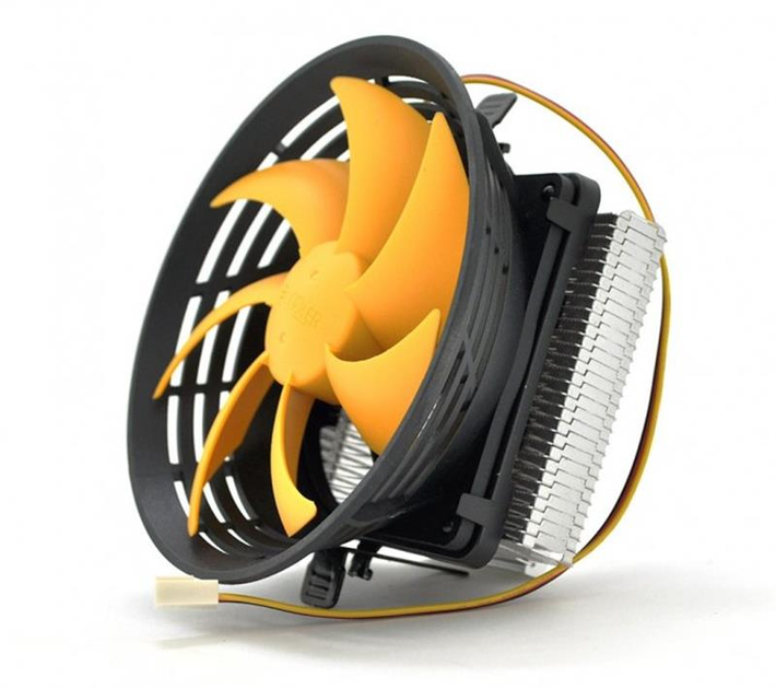 Кулер процессорный PCCooler Q120/10578, Intel: 1150/1151/1155/1156/775, AMD: AM2/AM3/FM1/FM2/754/939/940, 123х120х74 мм, 3-pin - изображение 1