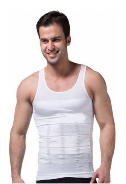 Утягивающая майка для мужчин Slim n Lift for Men Pro Размер XL Белый (KG-2614) - изображение 2