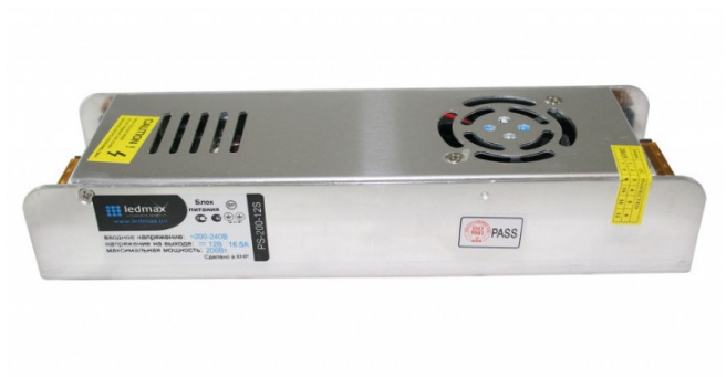 Блок питания 12В 200Вт LEDMAX PS-200-12S (KG-413) - Фото 3 Блок питания 12В 200Вт LEDMAX PS-200-12S (KG-413) - изображение 3