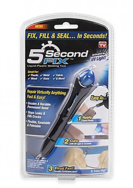 Супер клей горячий ультрафиолетовый 5 Second Fix (KG-2210) - Фото 1 Супер клей горячий ультрафиолетовый 5 Second Fix (KG-2210) - изображение 1