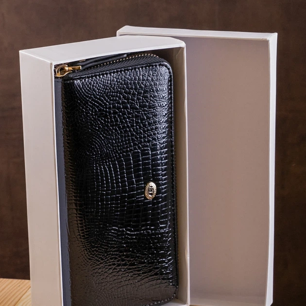 Кошелек ST Leather Accessories 18448 Черный - Фото 8 Кошелек ST Leather Accessories 18448 Черный - изображение 8