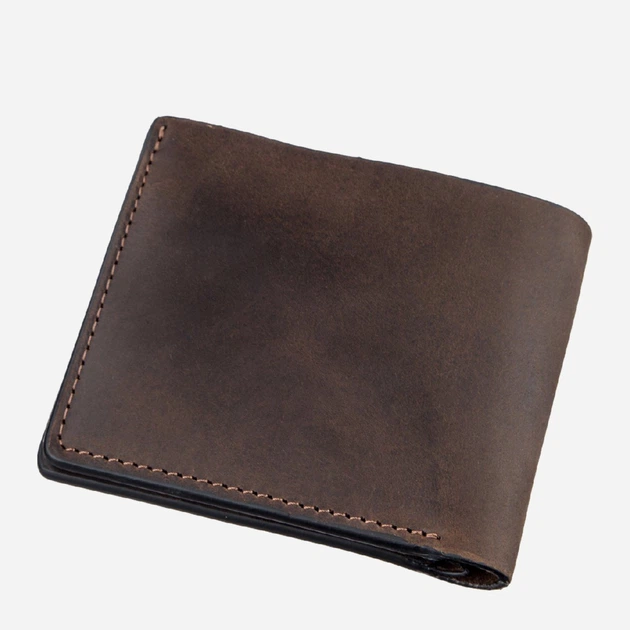 Портмоне кожаное Grande Pelle leather-11208 Коричневый - изображение 2