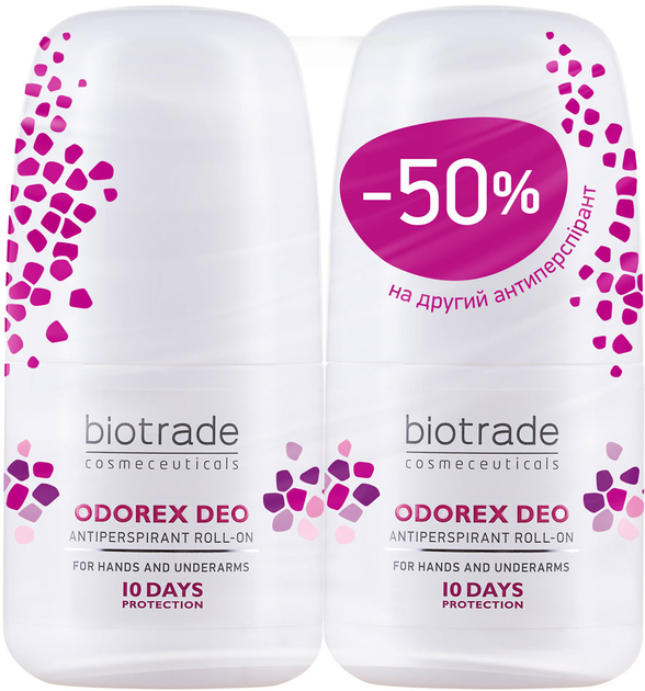 Набор антиперспирантов Biotrade Odorex длительного действия 40 мл х 2 ...