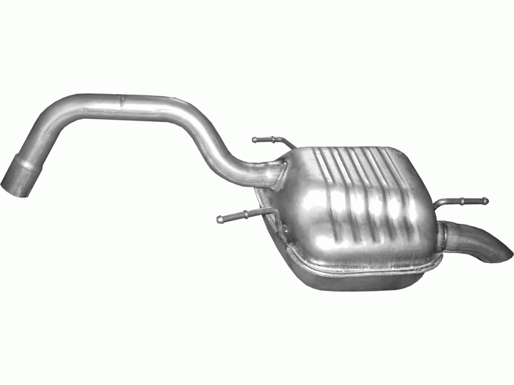 Глушник Лянча Лібра (Lancia Lybra) 1.9 JTD / 2.4 JTD (32.01) Polmostrow алюминизированный - зображення 1