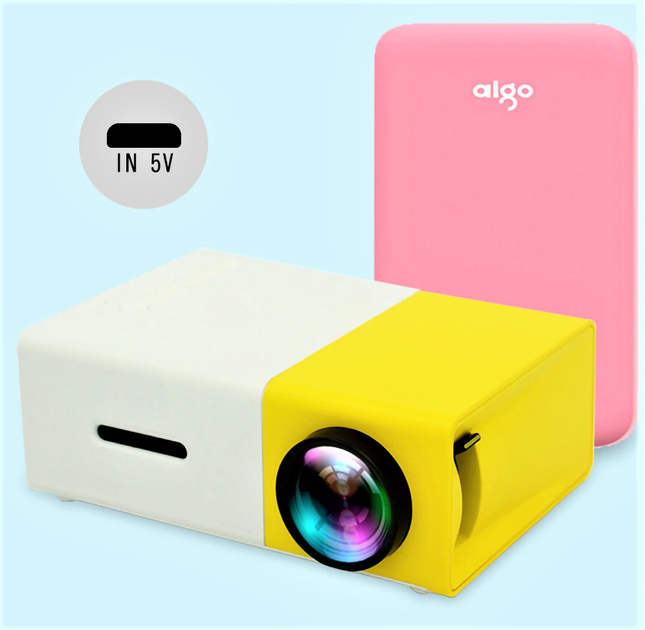 Проектор домашній міні портативний мультимедійний Full HD Led Projector ...