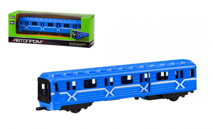 Игрушечный вагон-метро 7875 "АВТОПРОМ" металлический – игрушки с ...
