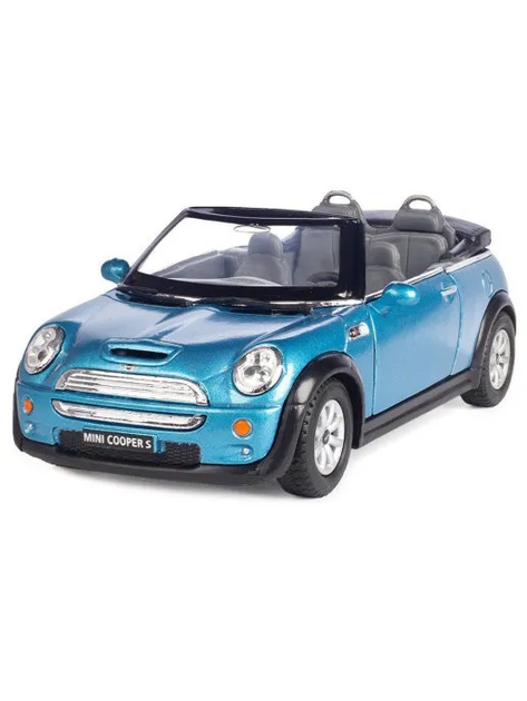 Дитяча машина колекція Mini Cooper S Kinsmart KT5089W інерційна (Синій) (bc-366885) - Фото 2 Дитяча машина колекція Mini Cooper S Kinsmart KT5089W інерційна (Синій) (bc-366885) - зображення 2