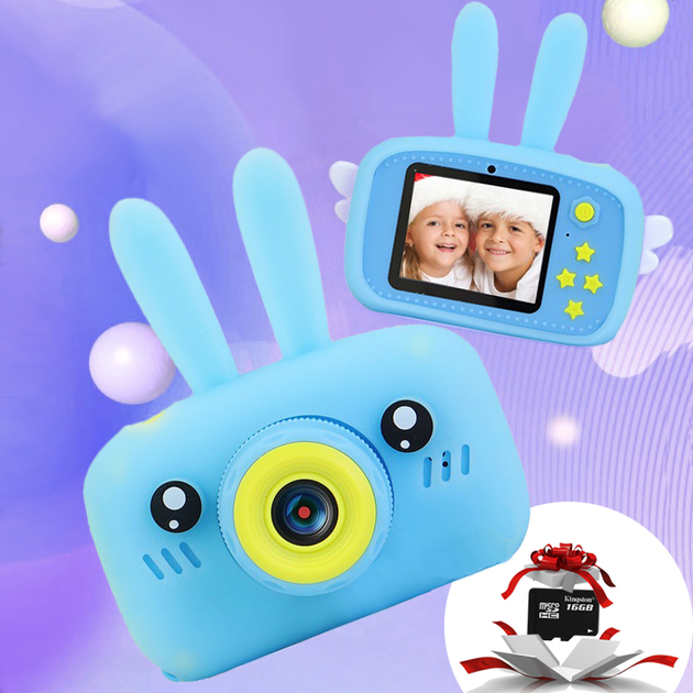 Детская Фотокамера Kids Funny Camera 3.0 Pro Противоударный Фотоаппарат ...