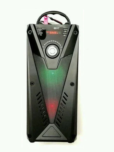 Мобільна колонка Bluetooth JBK 8817 Bluetooth MP3 FM акустика з мікрофоном Чорний - зображення 1