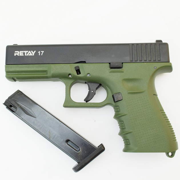 Пистолет старт. Retay G17 9мм. olive (1195.08.16) - изображение 1