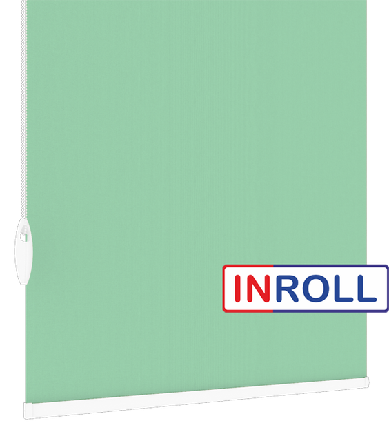 Ролета тканевая INROLL Есо-Mini 52,5х185 см Camila Салатовый A623 - Фото 4 Ролета тканевая INROLL Есо-Mini 52,5х185 см Camila Салатовый A623 - изображение 4