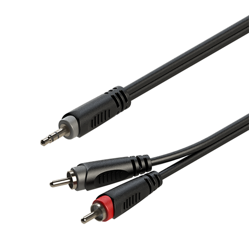 Готовый аудиокабель Roxtone SAYC150L1, Mini-Jack - RCA, 2х1x0.14, 1 м - Фото 1 Готовый аудиокабель Roxtone SAYC150L1, Mini-Jack - RCA, 2х1x0.14, 1 м - изображение 1