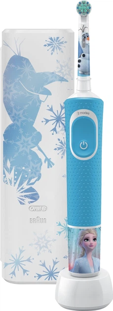 Електрична зубна щітка Oral-B Kids Frozen 2 + футляр (4210201309987) - зображення 3
