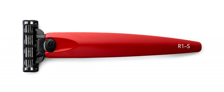 Бритва Bolin Webb R1-S Mach3 Razor, Monza Red в подарунковій коробці + 1 змінна касета - зображення 4