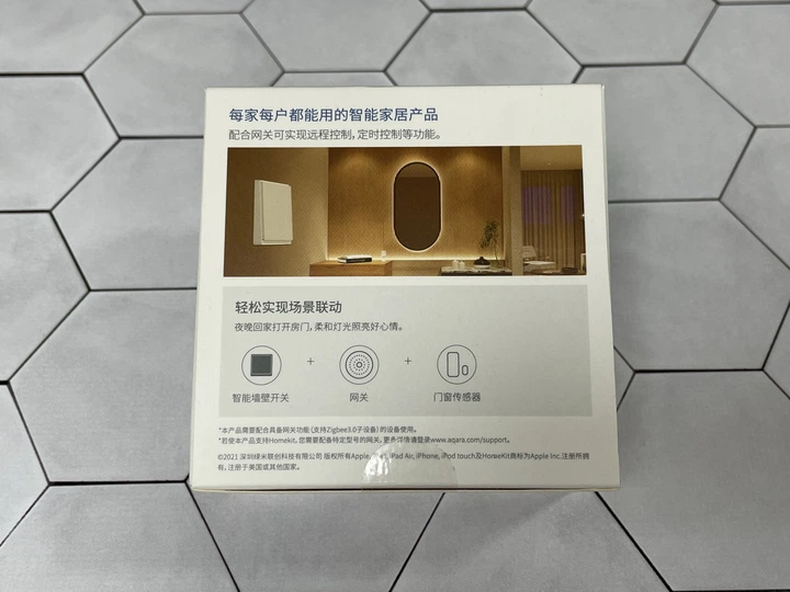 Вимикач 1-клавіша Aqara E1 з нульовою лінією Wall Switch EU Zigbee 3.0 Apple HomeKit (QBKG40LM) - зображення 5