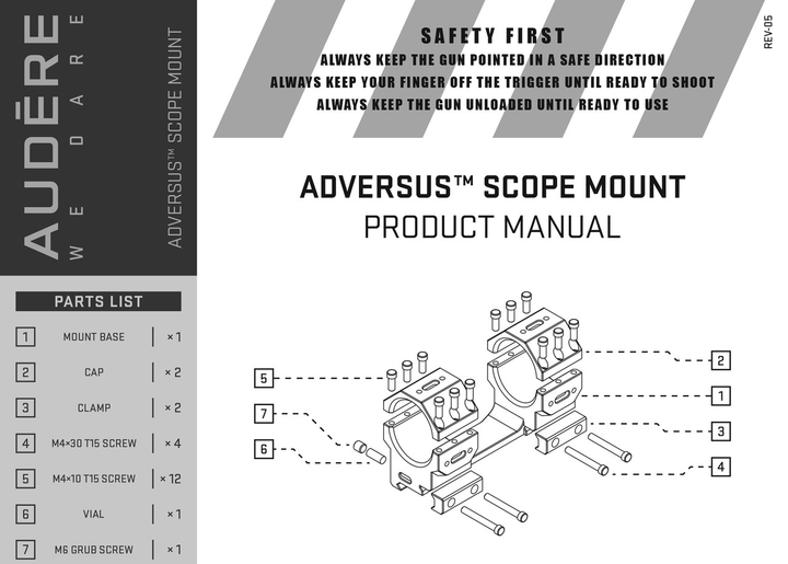 Моноблок AUDERE Adversus Gen 2 Diam 30 H38 20 Moa - зображення 2