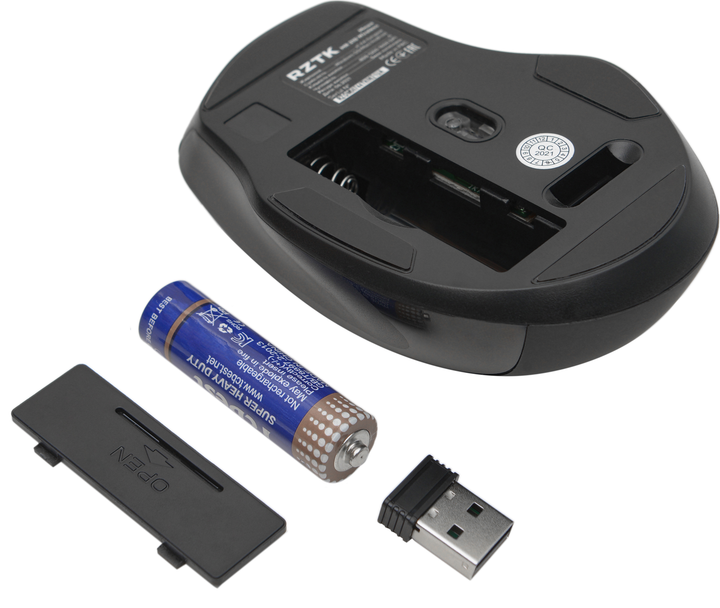 Миша RZTK MR 210 Wireless Black - зображення 7