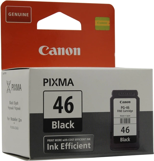 Картридж для Canon PIXMA E3140 Canon 46 Black 9059B001 - изображение 2
