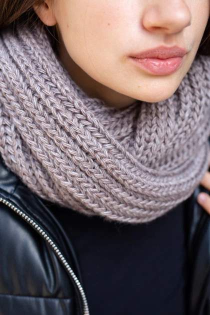 Шарф Хомут Without Scarf Woman Brown - Фото 3 Шарф Хомут Without Scarf Woman Brown - изображение 3