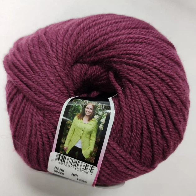 Пряжа с микрофиброй Dolce Merino Himalaya, Марсала - Фото 1 Пряжа с микрофиброй Dolce Merino Himalaya, Марсала - изображение 1