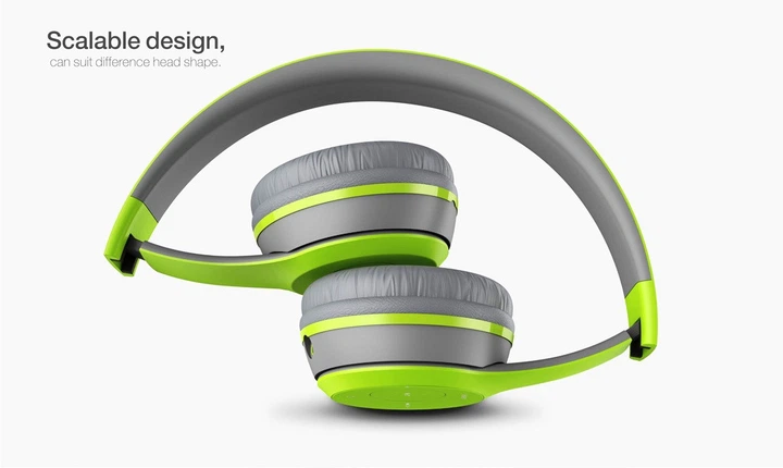 Бездротові навушники Havit HV-H2575BT green/grey - зображення 6