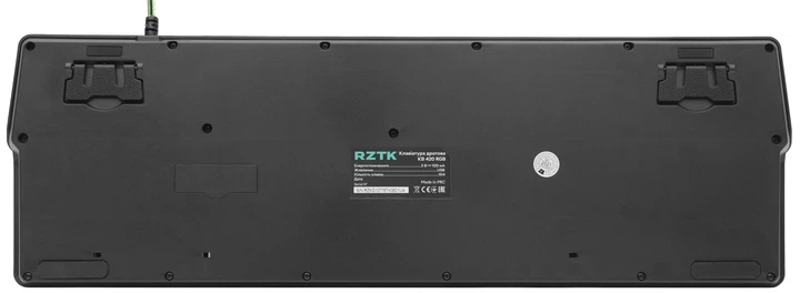Клавиатура проводная RZTK KB 420 RGB USB - изображение 6
