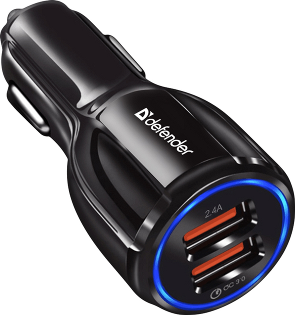 Автомобильное зарядное устройство Defender UCA-100 2xUSB QC3.0+2.4A ...