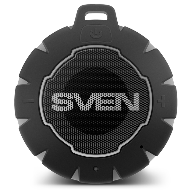 Колонка SVEN PS-95 Black (7 Вт, Waterproof (IPx7), TWS, Bluetooth, 1000мА*ч) - Фото 5 Колонка SVEN PS-95 Black (7 Вт, Waterproof (IPx7), TWS, Bluetooth, 1000мА*ч) - изображение 5