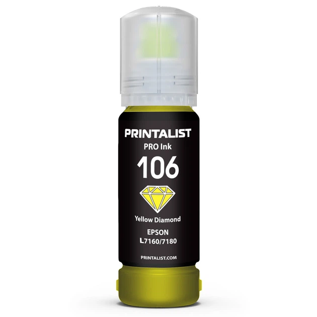 Чернила для Epson L7180 PRINTALIST 105 Yellow 70г PL106Y - Фото 1 Чернила для Epson L7180 PRINTALIST 105 Yellow 70г PL106Y - изображение 1