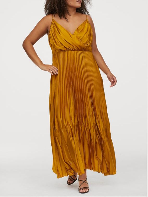 Сарафан жіночий H&M 0772171-0 38 Гірчичний від Rozetka на платформі USKIDKA Акція на Сарафан жіночий H&M 0772171-0 38 Гірчичний від Rozetka