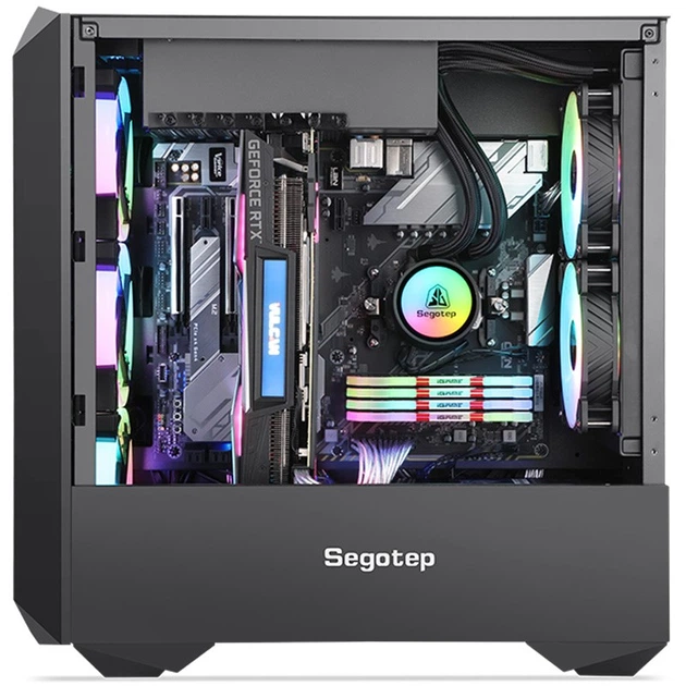 Корпус Segotep PHOENIX G5 Black без БЖ, 2хUSB3.0 (SG-G5) (6959371302456) - изображение 7