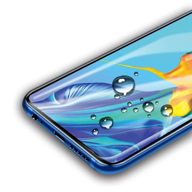 Защитное стекло TOPK для Xiaomi Redmi Note 8 Full Glue с рамкой Black - изображение 2