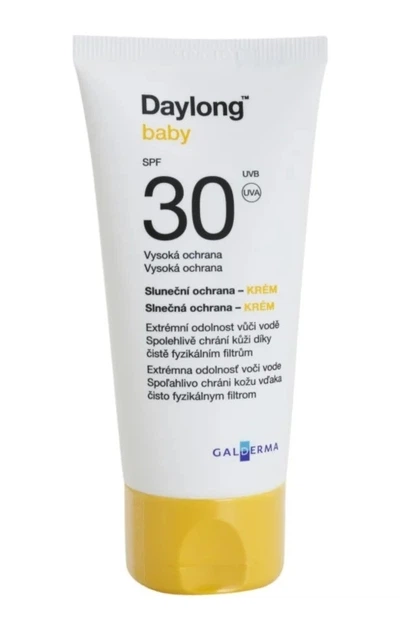 Daylong Baby мінеральний захисний крем для чутливої шкіри SPF 30 (водостійкий 50 мл) - Фото 1 Daylong Baby мінеральний захисний крем для чутливої шкіри SPF 30 (водостійкий 50 мл) - изображение 1