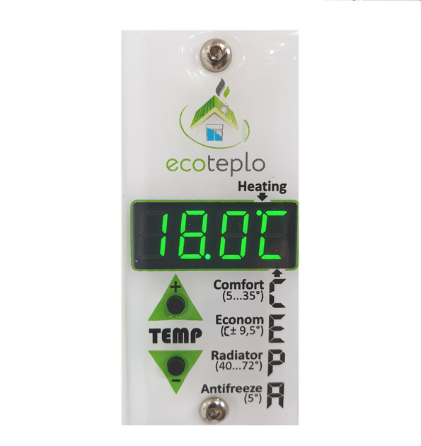 Обогреватель Ecoteplo AIR ЕL 700 Вт серый лофт (до 18 м.кв, с программатором) - изображение 2