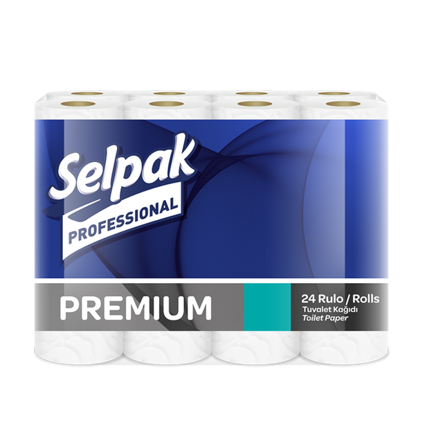 Туалетний папір Selpak Premium тришаровий 18.6м 24 рулона (sp.18201) - Фото 1 Туалетний папір Selpak Premium тришаровий 18.6м 24 рулона (sp.18201) - зображення 1
