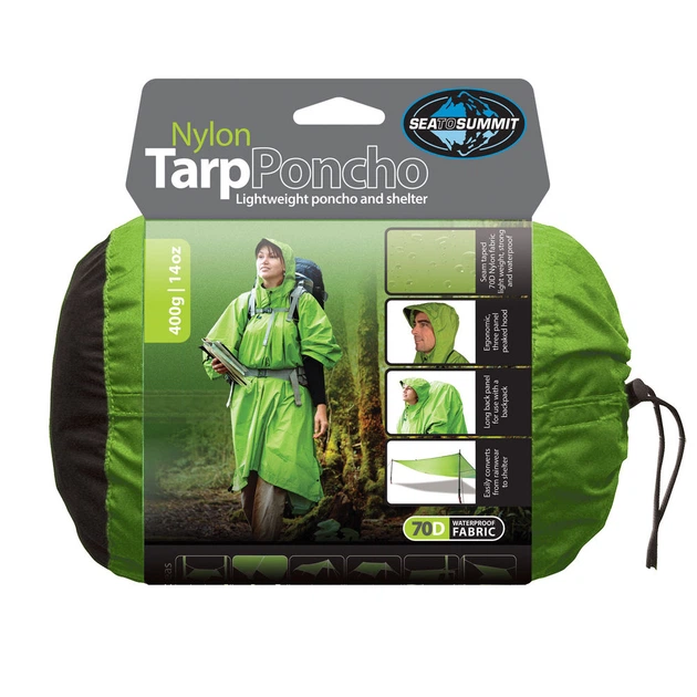 Пончо Sea To Summit Tarp Poncho Зелений - изображение 2
